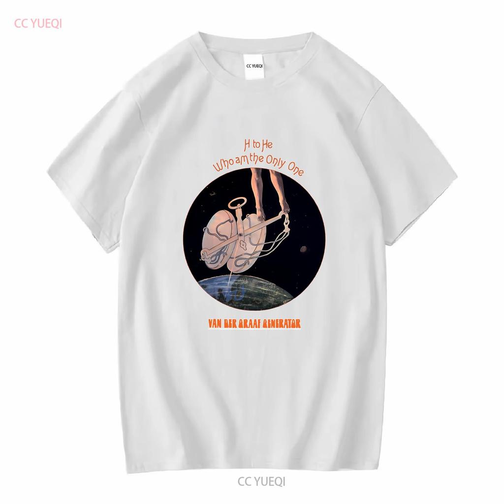 Van der Graaf Generator H to He Who Am the Only One Klasické tričko s dlouhým nebo krátkým rukávem vintage prané unisex mírně