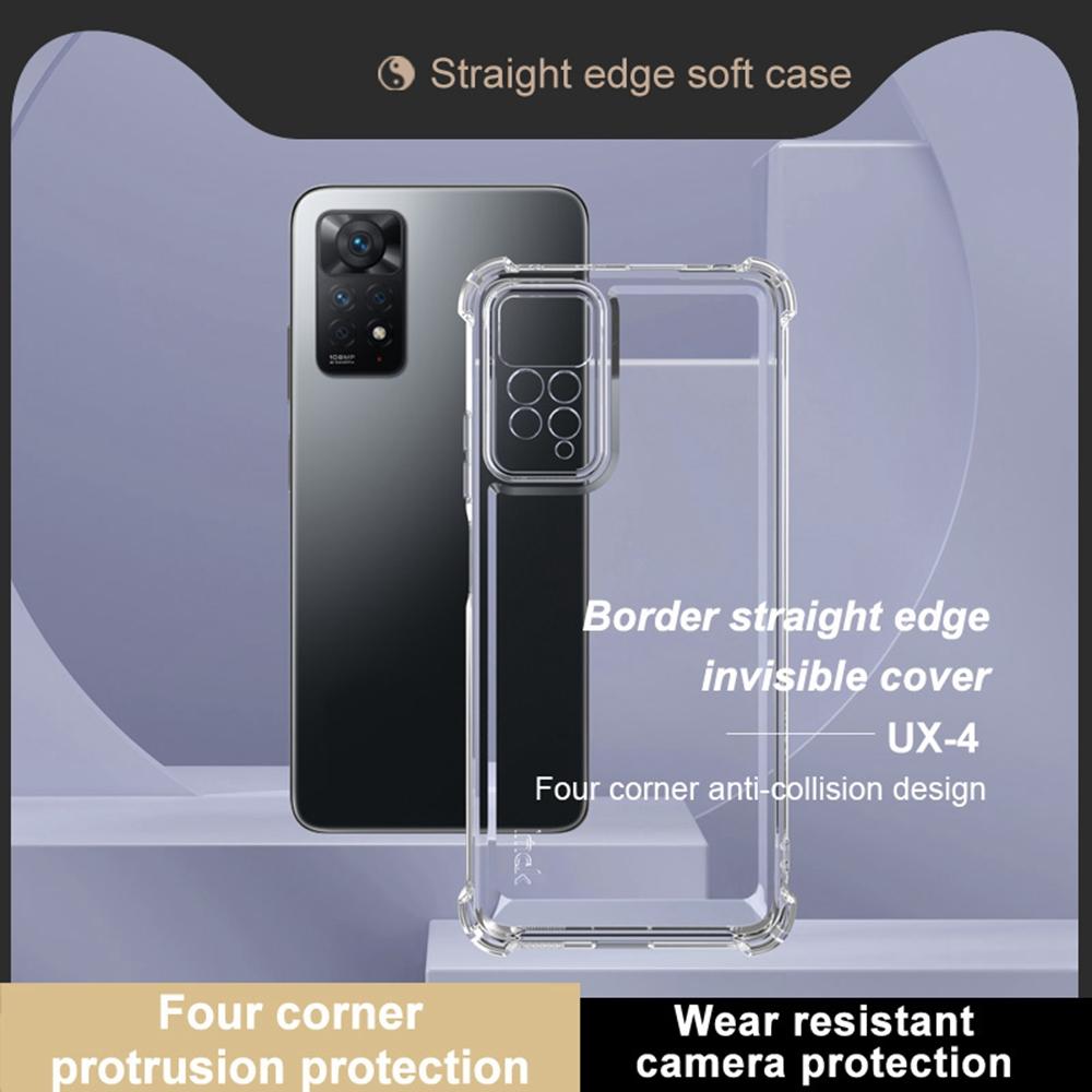 IMAK UX-4 Series TPU Case for Xiaomi Redmi Note 11E Pro 5G/Note 11 Pro 5G (Qualcomm)/Note 11 Pro 4G (Mediatek)/Note 11 Pro+ 5G (India) Cover