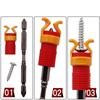 Screw Fixer Holder Universal Angle Clamp Set with Plastic Screw Fixer Holder for Woodworking Carpentry and Drill Screws
