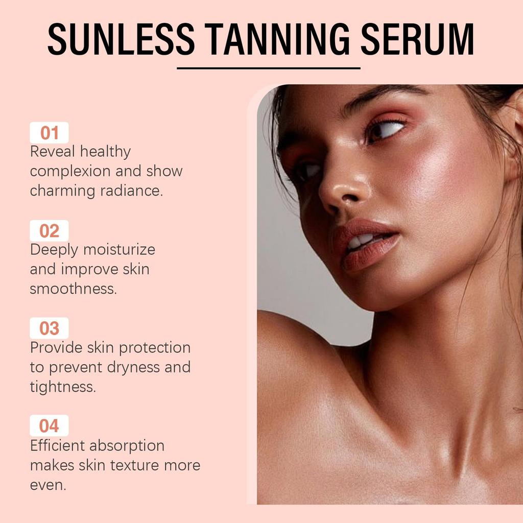Siero OceAura Potenziatore Abbronzatura Naturale alle Erbe – Aiuto per l'Abbronzatura Estiva in Spiaggia per Tono di Pelle Dorato e Idratante per il Corpo