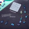 1PC DIY Butterfly Pendant Grinding Tool Love Earrings Silicone Earrings Silicone Mold Jewelry Handmade