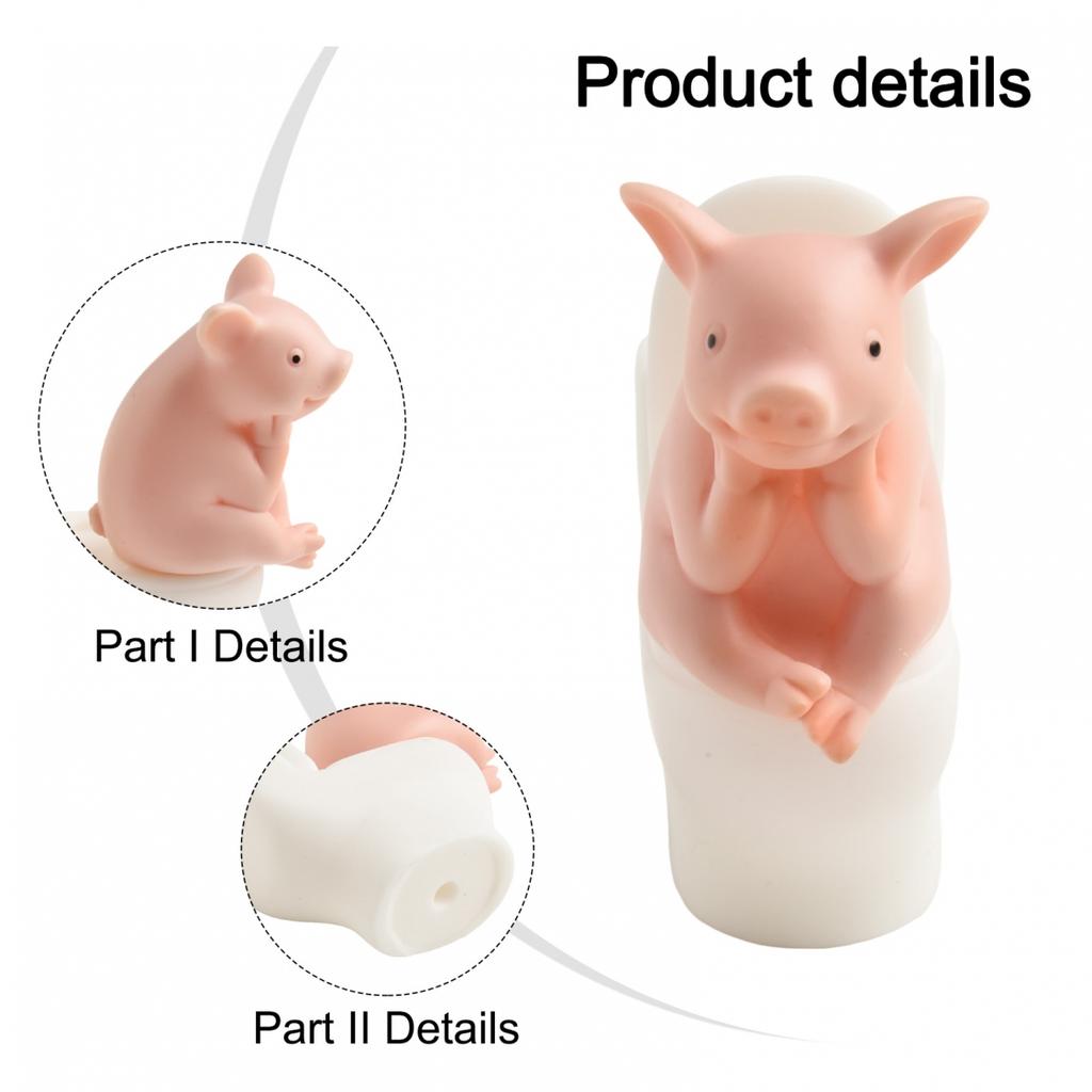 Funny and Adorable Resin Pig Ornament - Perfect for Collectors and  home decor
