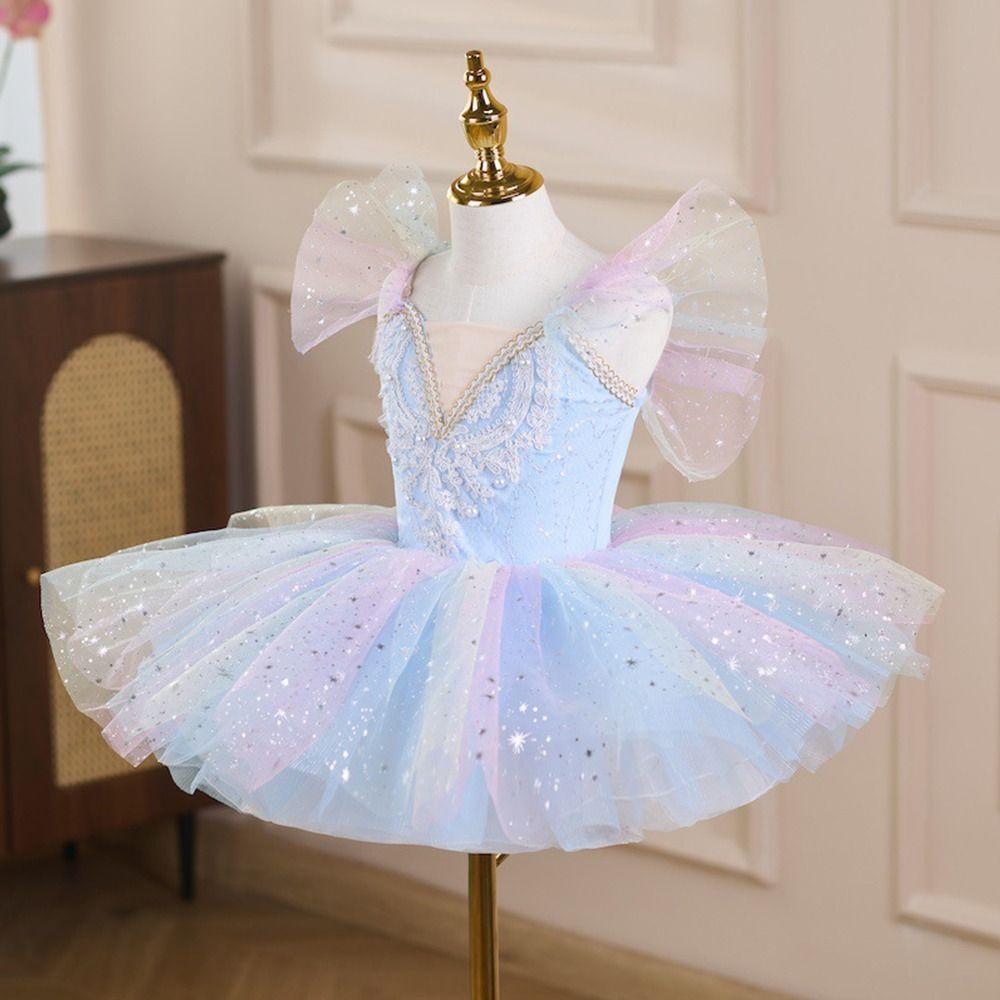 Puffy Kids Ballet Dress Modern Princess Dress Fashion Performance Clothes Children