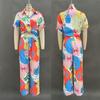 Printed Fashionable Casual Pants Set Women's Hipster Street Style