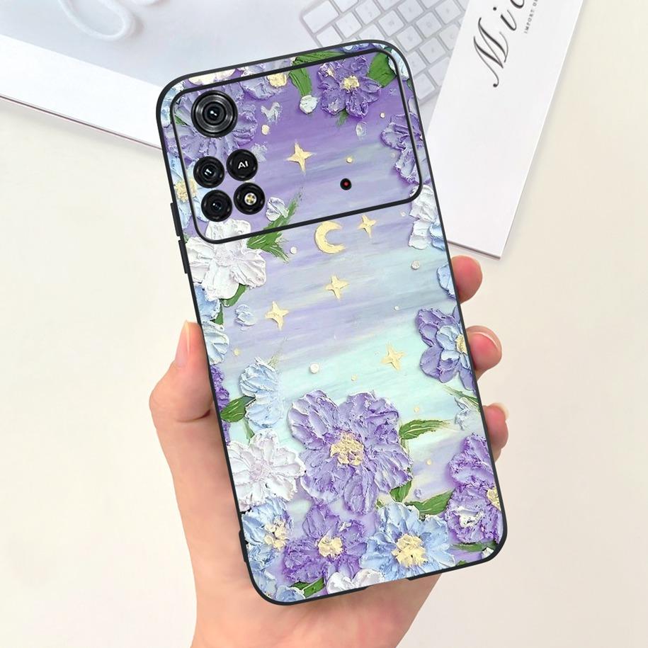 For Cover Xiaomi Poco M4 Pro 5G Phone Case Cute Astronaut Silicone Soft TPU Shockproof Funda For Xiaomi Poco M4 Pro PocoM4 Cases