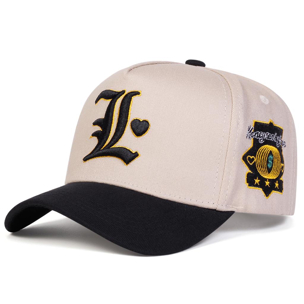 Unisex Gothic Letter Embroidery Baseball Caps Spring Autumn Outdoor Adjustable Casual Hats Dad Hat Sunscreen Hat