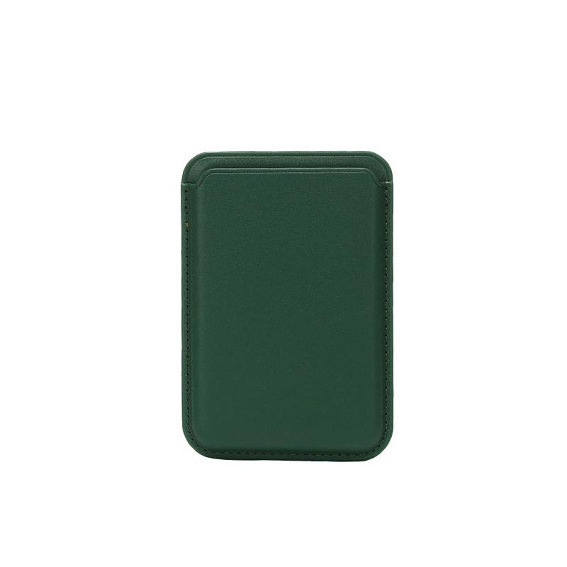 iPhone Magnetic PU Leather Card Holder for iPhone 13, 14 Pro Max, 6, 5, 17, MagSafe Compatible Sleeve