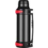 304 Stainless Steel Thermos Flask with Retractable Handle and Bowl - Large Capacity Travel Kettle for Camping