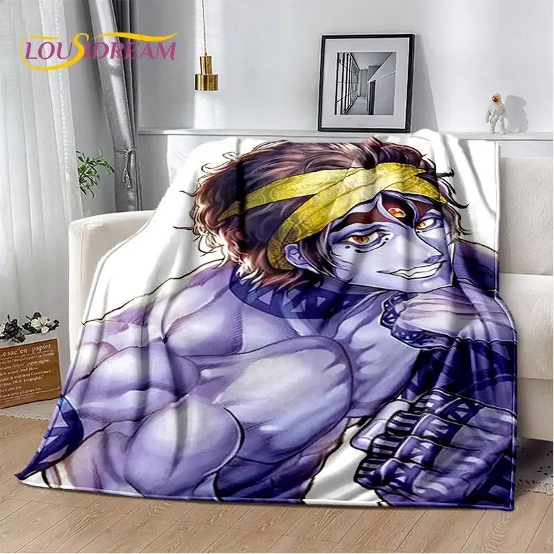 Record of Ragnarok Anime Cartoon Weiche Plüschdecke, Flanelldecke, Überwurfdecke für Wohnzimmer, Schlafzimmer, Bett, Sofa, Picknick-Abdeckung
