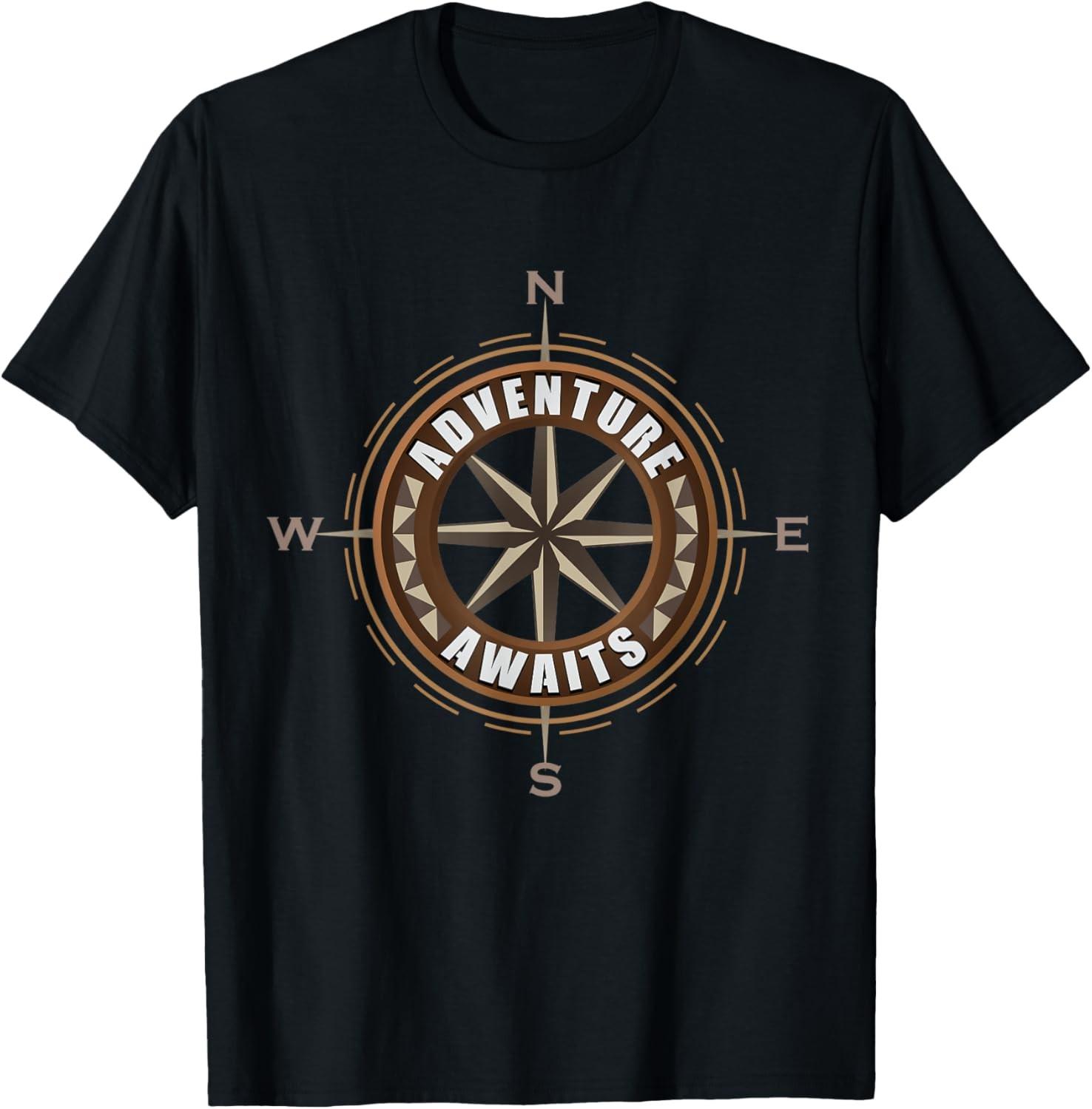 Adventure Awaits Novelty T-Shirt S разноцветный