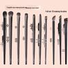 6-Piece Soft Hair Eye Makeup Brush Set: Eyeshadow, Under-Eye, Eyeliner, Detail