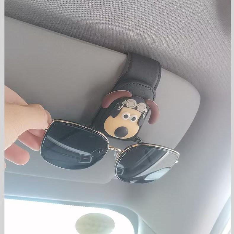 Multi-functional Car Sun Visor Sunglasses Holder Clip