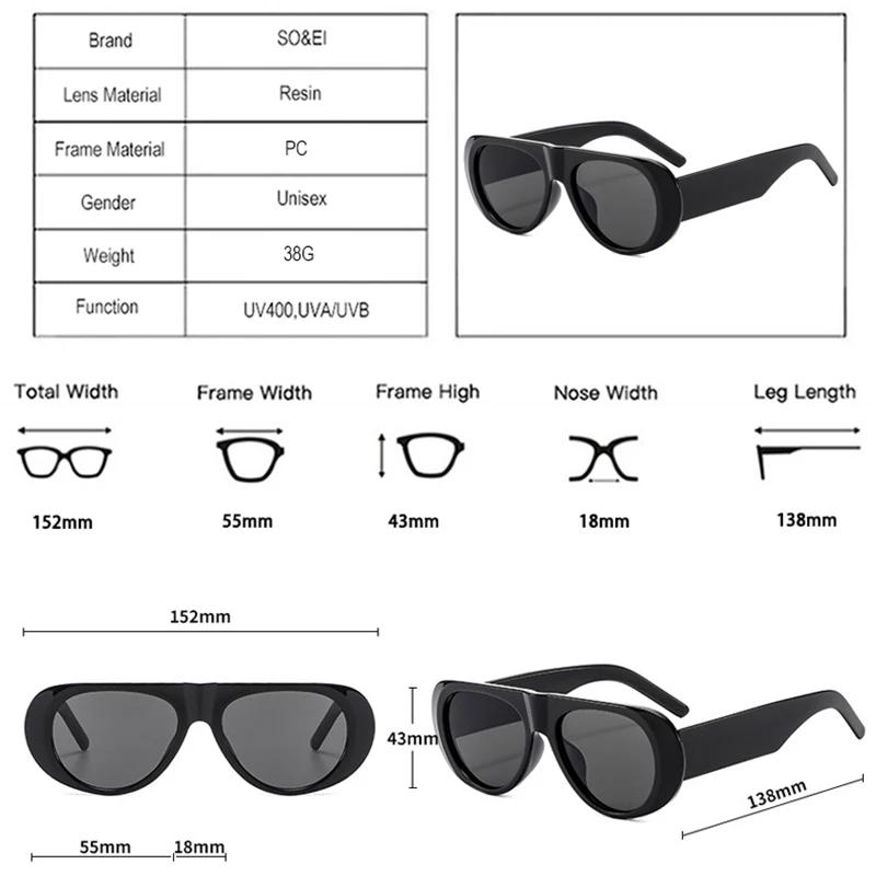 SHAUNA Ins Popular Fashion Pilot Women Sunglasses Retro Blue Green Shades UV400 Men Trending Wide Legs Sun Glasses