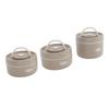 Insulated Lunch Container 304 Stainless Steel Sealed Multifunction Portable Round Thermal Bento Box