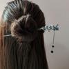 Elegant Retro Chinese Flower Tassel Hairpin: Women's High-End Updo Accessory