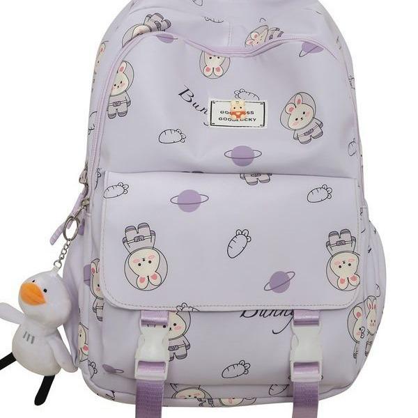 New schoolbag female Japanese ins sweet junior high school student backpack cute cartoon girl backpack
