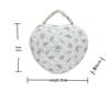 Floral Print Portable Makeup Bag with Large Capacity