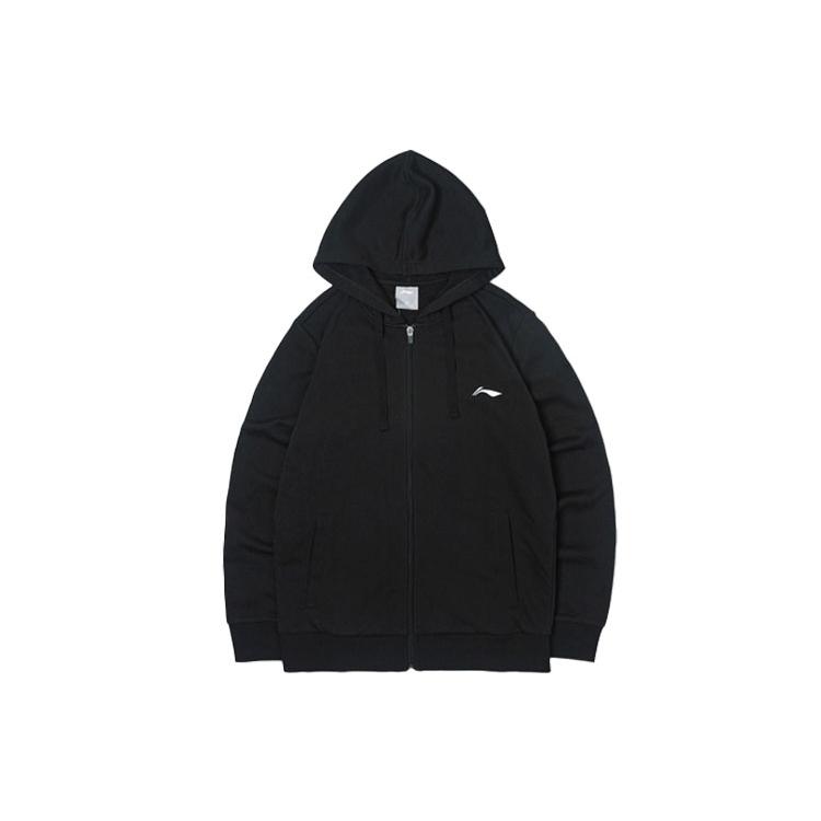 Li Ning Sweatshirt Winter Men s Standard Black AWDRH23-1 XXL
