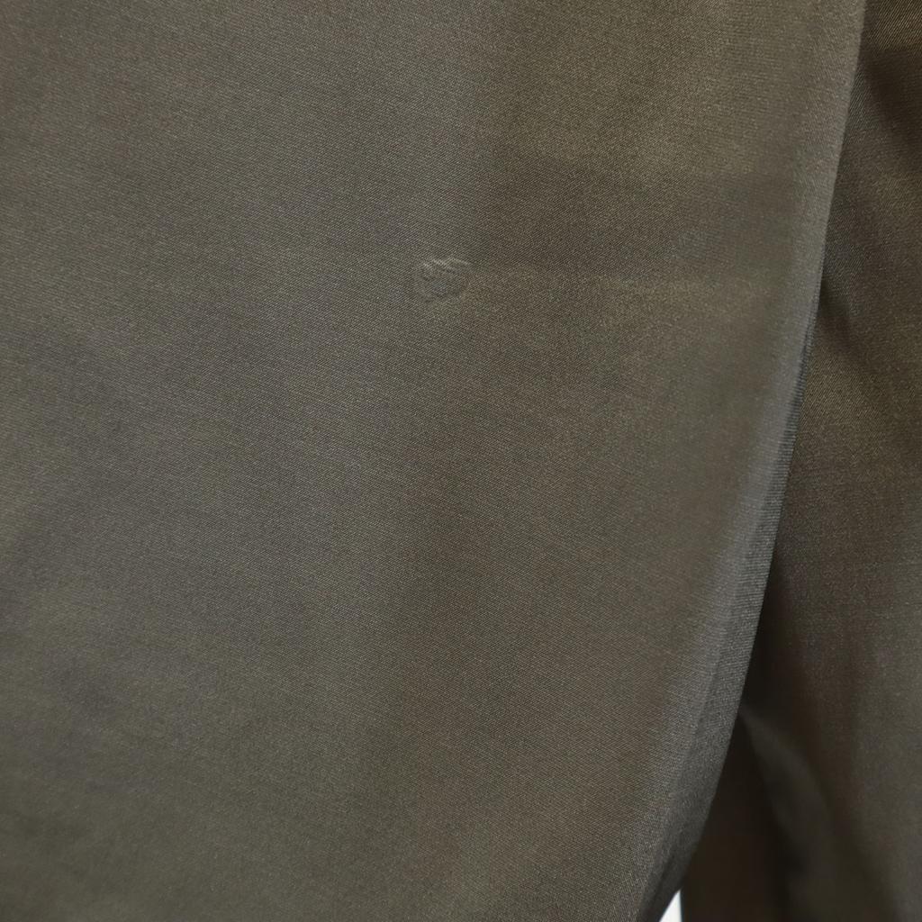 Givenchy Made In Italy Long Sleeve Tack Shirt 36 Brown Gray Blouse Women Used