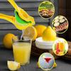 2 i 1 Fersk Appelsin Sitrus Lime Sitron Presse Fersk Frukt Juicepresse Metall Håndpresse Ekstraktor Bærbar Manuell Juicer