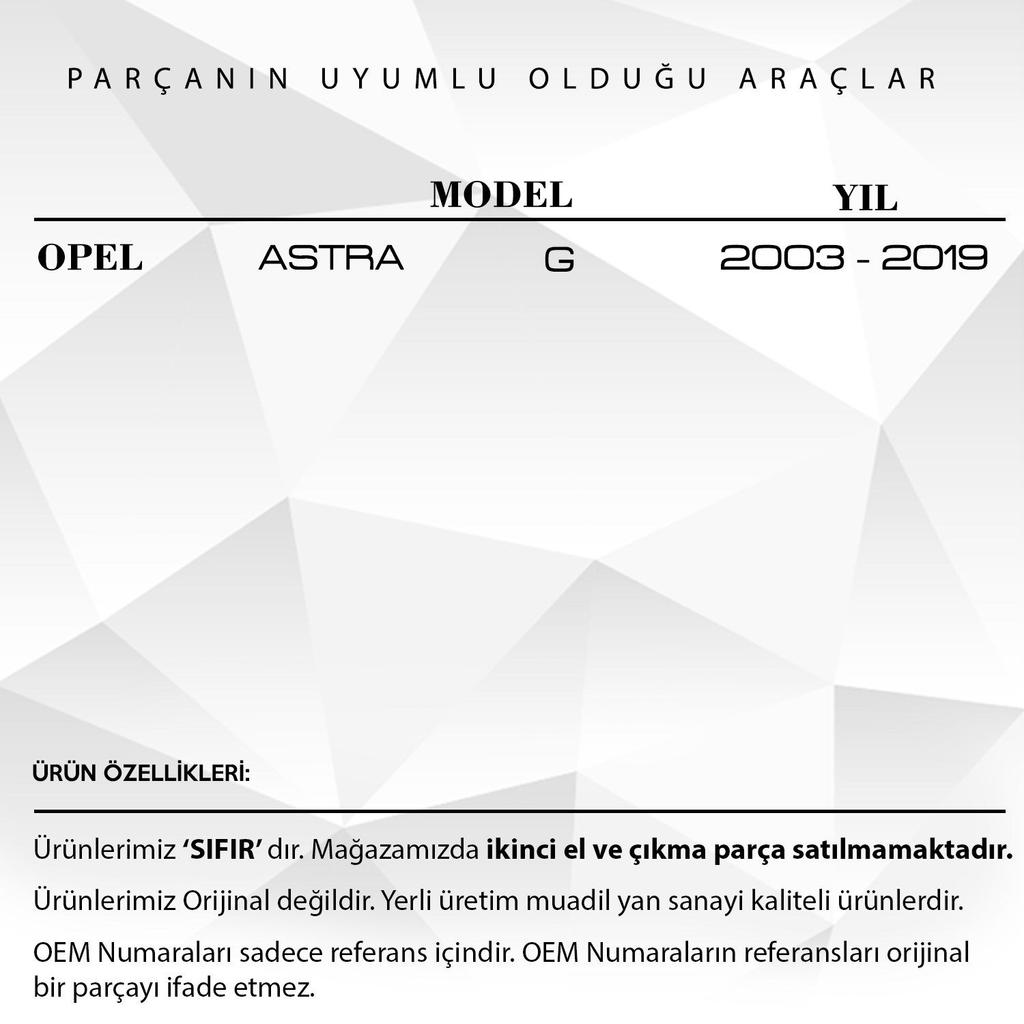 Handbrake-Gear Gaiter and Gear Knob for Opel Astra G- BLACK