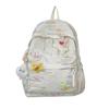 Korean-style Fresh Backpack, InS-style Fashionable Embroidered Thread Computer Backpack