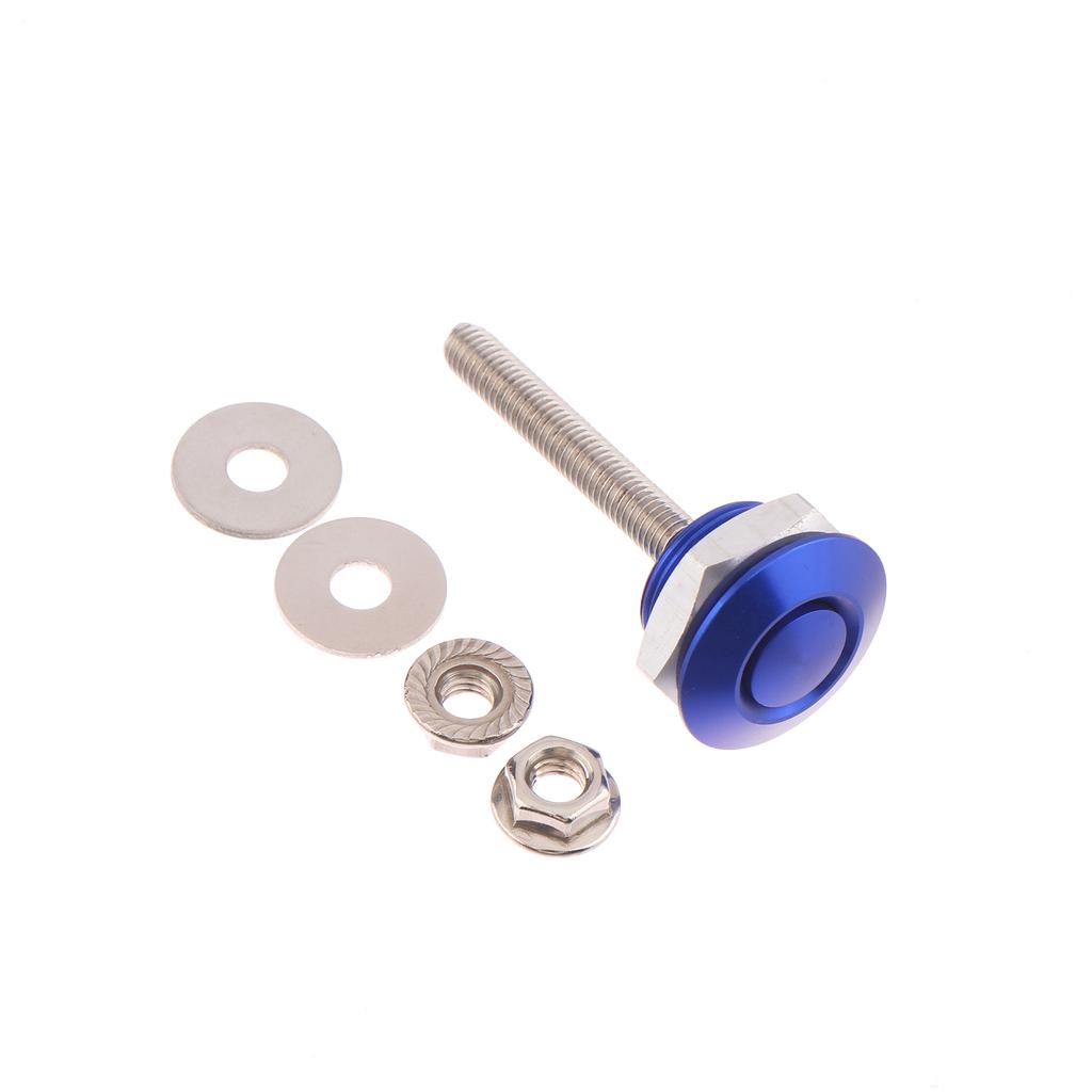 1Pcs 30/32Mm Car Push Button Bonnet Hood Pin Quick Release Latch Lock Clip Kit Aluminum Engine Exterior Parts Universal