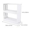 2 Layer Storage Kitchen Rotating Organize Spices Jar Bottle Storage Rack Kitchen Bottle Storage Organizer Shelves Slide Cabinet