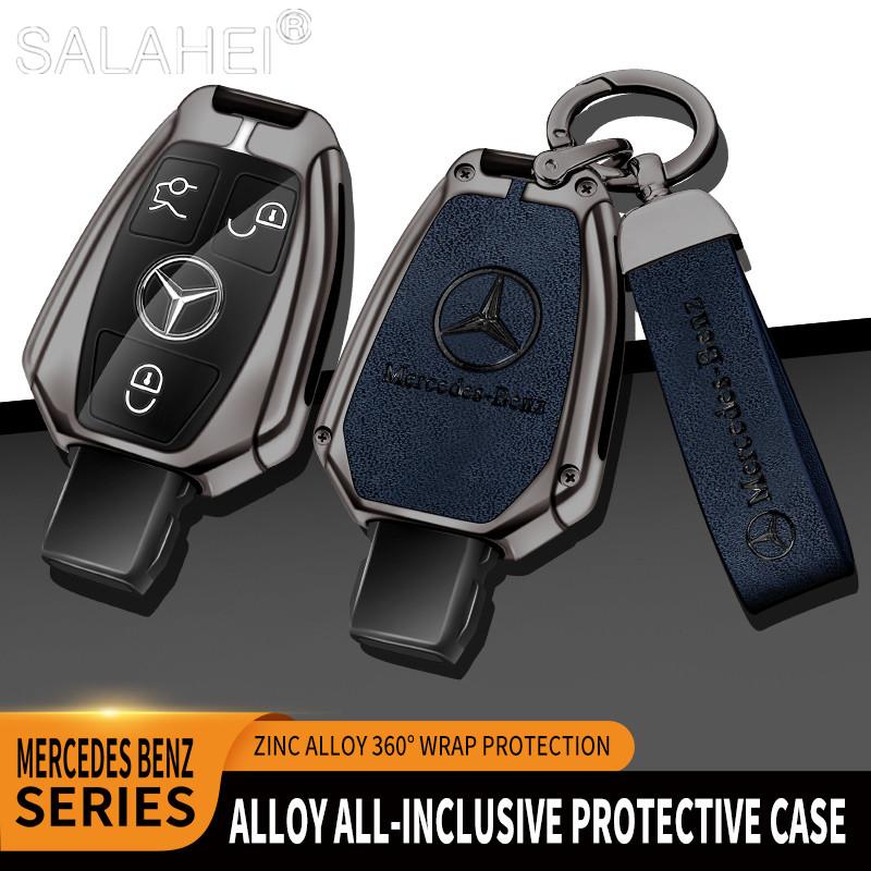 CQL1 Car Smart Remote Key Cover Alloy Protector Shell For Mercedes Benz GLC GLA CLA GLB GLE GLS GLK W223 W177 W205 W213 A C E S Class