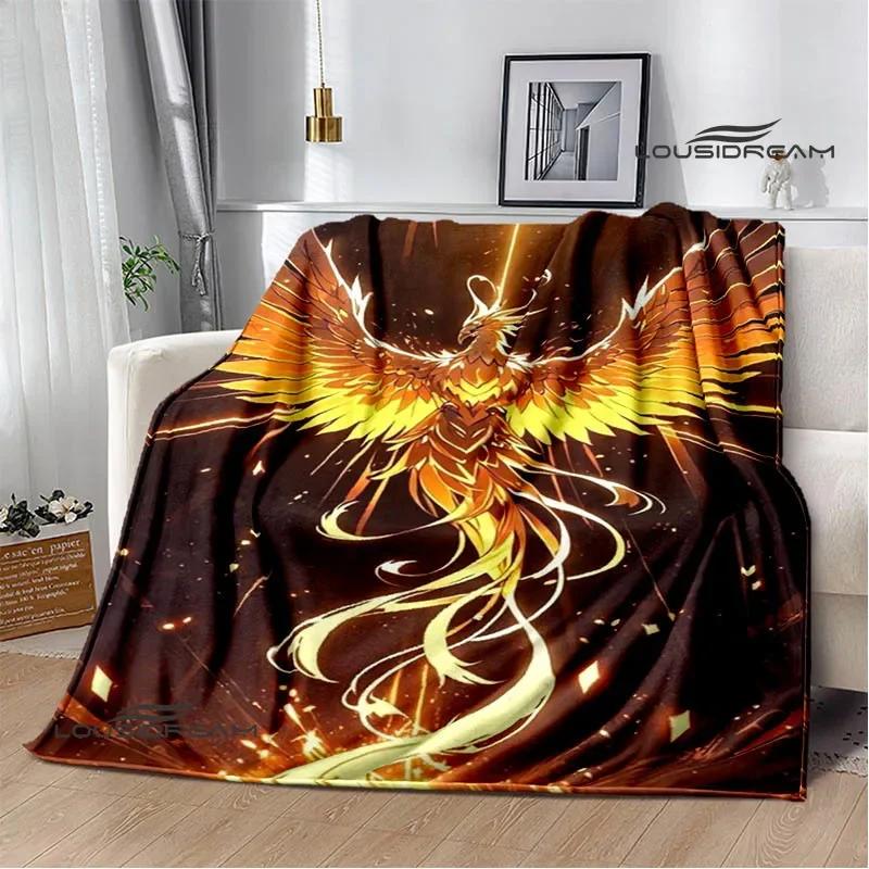 3D Phoenix printed blanket Flannel Warm blankets Soft and comfortable blanket bed linings cubre cama Birthday Gift
