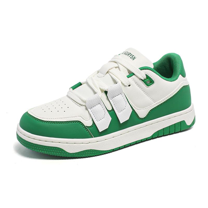 

Trendy Platform Skateboard Shoes Men Women Leather Breathable Male Casual Sneakers Non-slip Women s Skateboarding Sports Shoes 36