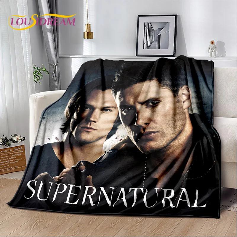 3D SPN Supernatural Zeichen Dean Sam Decke, Weiche Überwurfdecke für Zuhause Schlafzimmer Bett Sofa Picknick Reise Büro Abdeckung Kindergeschenk