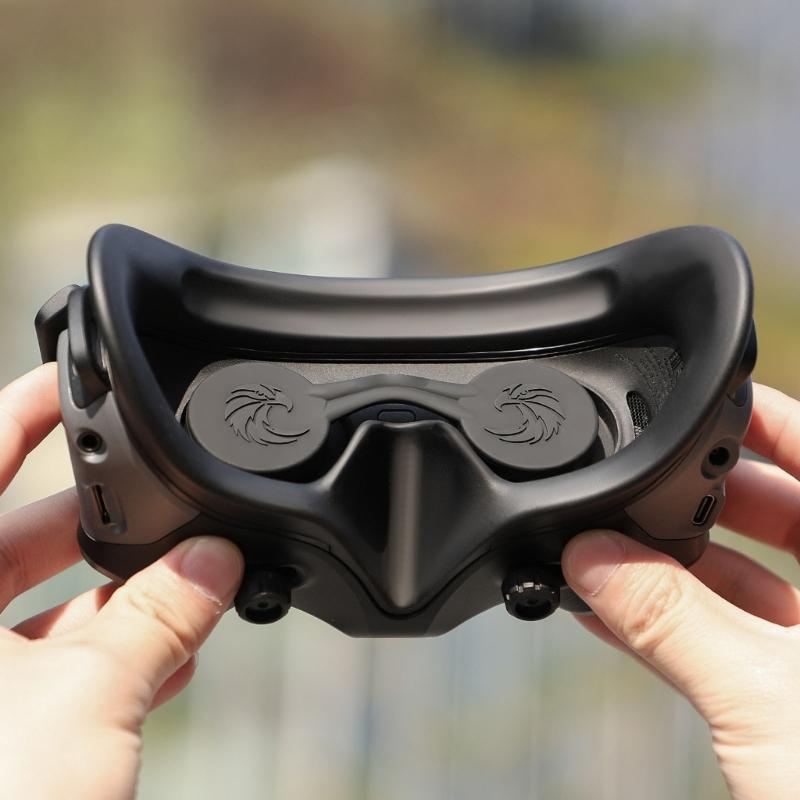 Silicone Camera Lens Caps Lens Dust Protections Protective Cover for Avata 2 Goggles2/3 Camera