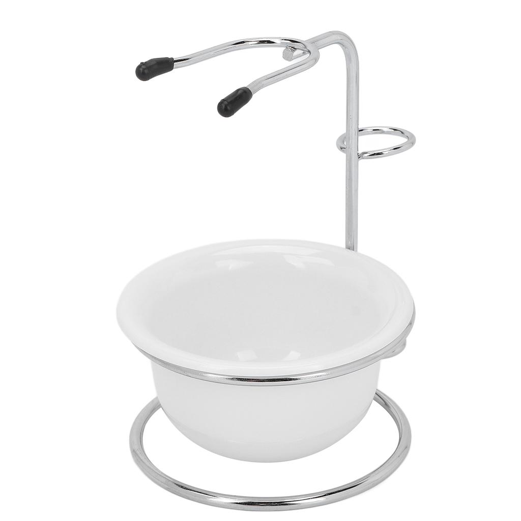 Shaving Stand Bowl Set Professional Shaving Soap Bowl Razor Brush Holder Safety Stand Kit for Men