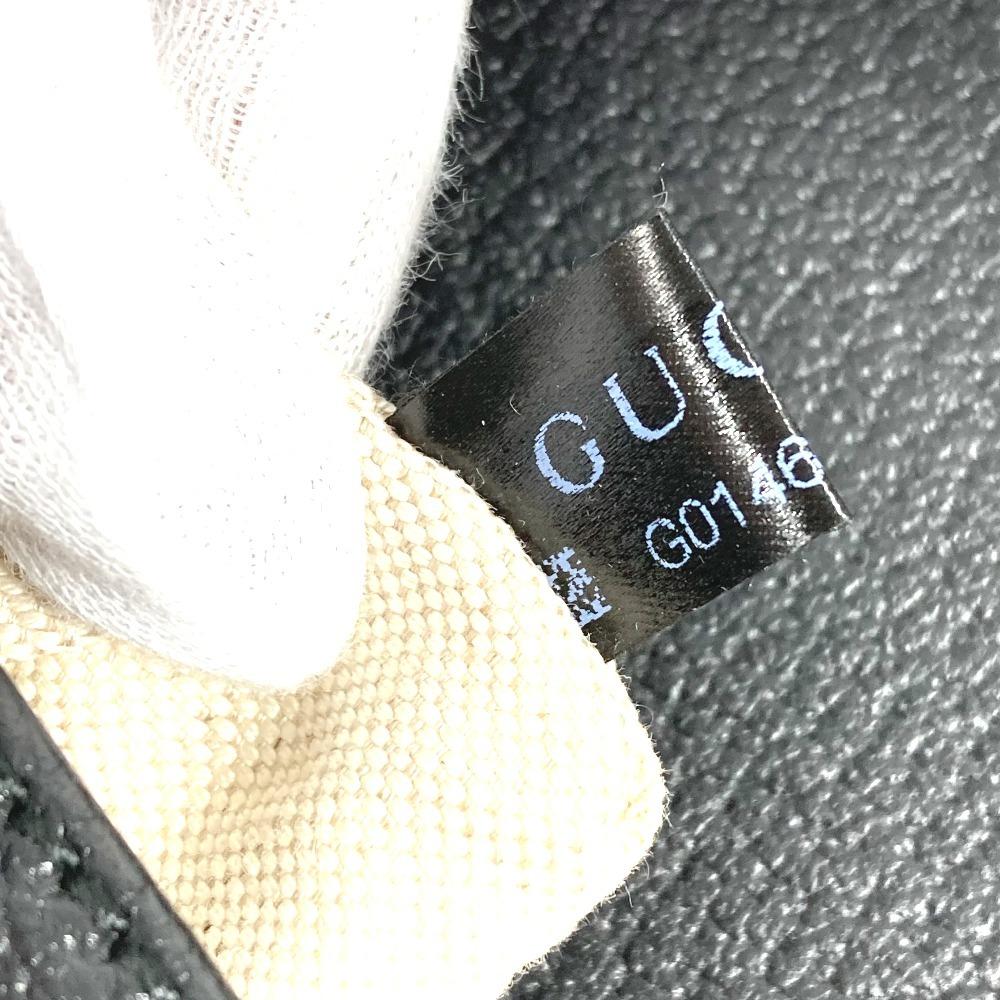 GUCCI 295256 logo Business bag, briefcase Hand Bag Leather Black