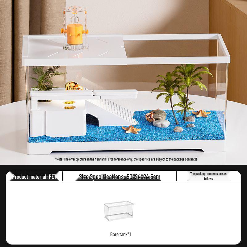 

Среда обитания для черепахи и краба с крышкой: Маленький террариум для демонстрации рептилий и крабов Extra Large with Lid