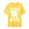 Funny Haters Gonna Hate Donald Design Thanksgiving Day All Cotton Round Collar Adult Tees Teeshirts Family Short Sleeve T Shirt