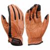 Daytona Motorcycle Gloves Spring/Summer/Autumn/Winter Genuine Leather (Cowhide) Compatible with Smartphones Cow Leather Standard Gloves HBG-109 Brown