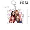 BLACKPINK Acrylic Double-Sided Keychain: Lisa, Jisoo, Jennie, Rosé