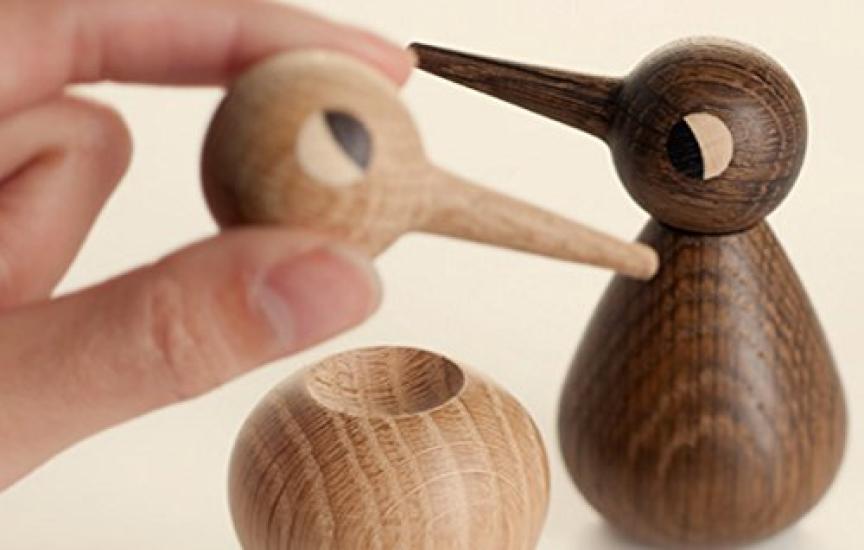 ArchitectMade Kristian Vedel Large Bird Natural Oak - -