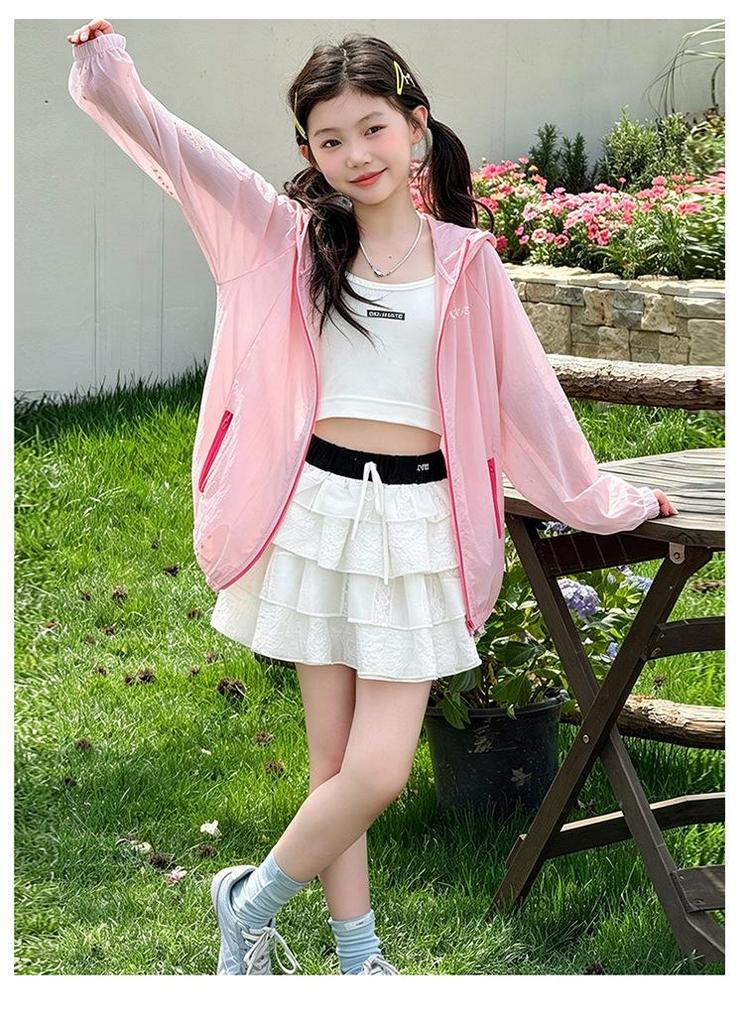 Girls' Summer Sun Protection Jacket - 2026 New Style for Kids