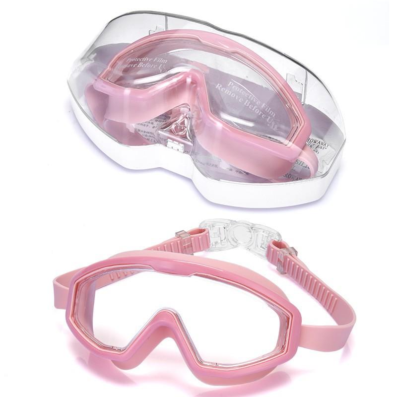 New Children's Swimming Glasses Girls Flat Light Anti-fog Large-frame Boys 'diving Sports Special Clothes