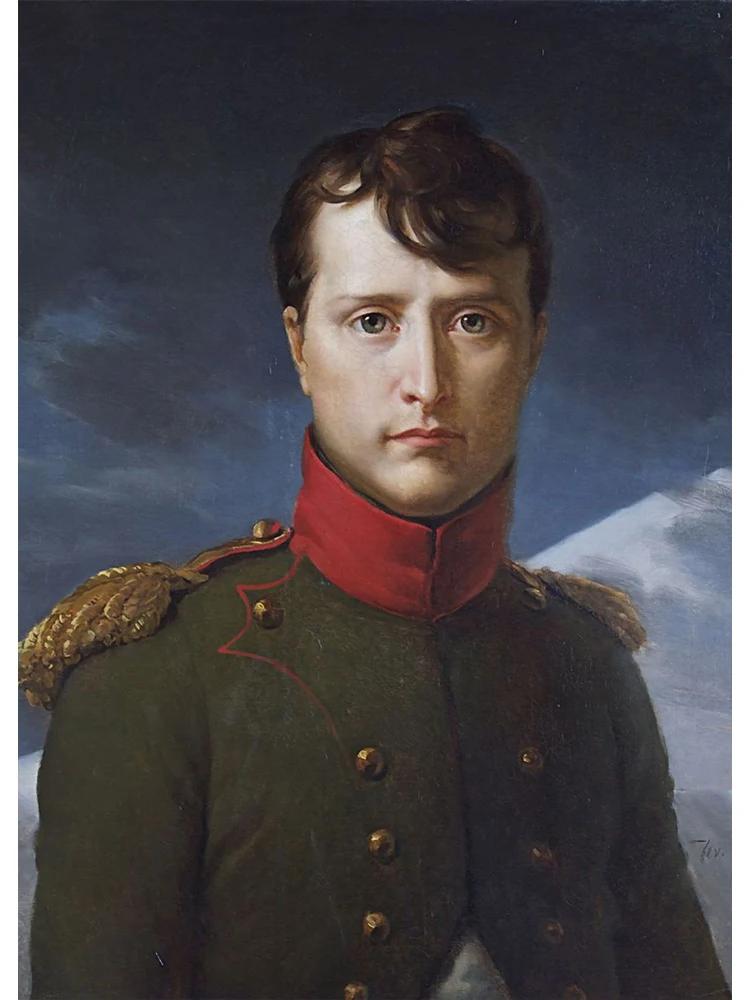 Napoleon Bonaparte Portrait Crossing The Alps Coronation of Napoleon I Canvas Poster Print for Living Room Home Decor