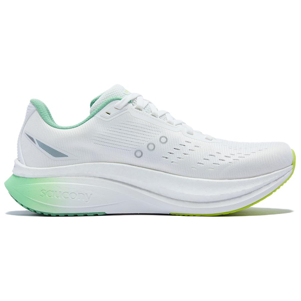 Saucony TIDE Wave 4 Mesh Breathable Rebound Running Shoes Unisex White S28279-4