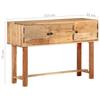 Sideboard 115 X 35 X 75 Cm Solid Acacia Wood
