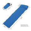 Colchoneta inflable para dormir TPU para una persona: Colchón Portátil, Impermeable, de Alta Elasticidad para Acampada al Aire Libre.