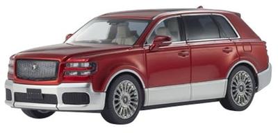 Kyosho Original 1/43 Toyota Century (Guren) (Red/Silver) Interior: Fromage Finished Product KS03926RS