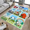 1pc Snoopys Adventures Nature Carpet for Playroom Bedroom Living Room Sofa Home Decor,kids Game Area Rug Non-slip Floor Mat Y73013
