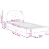 Children s Bed Frame with Headboard Pink 90 x 190 cm Velvet