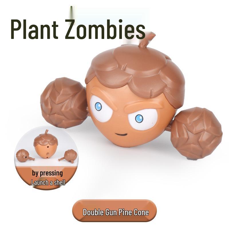 Plants vs. Zombies Toy Set: Machine Bug, Football Gun, Pea Pod, Carnivorous Plant Models